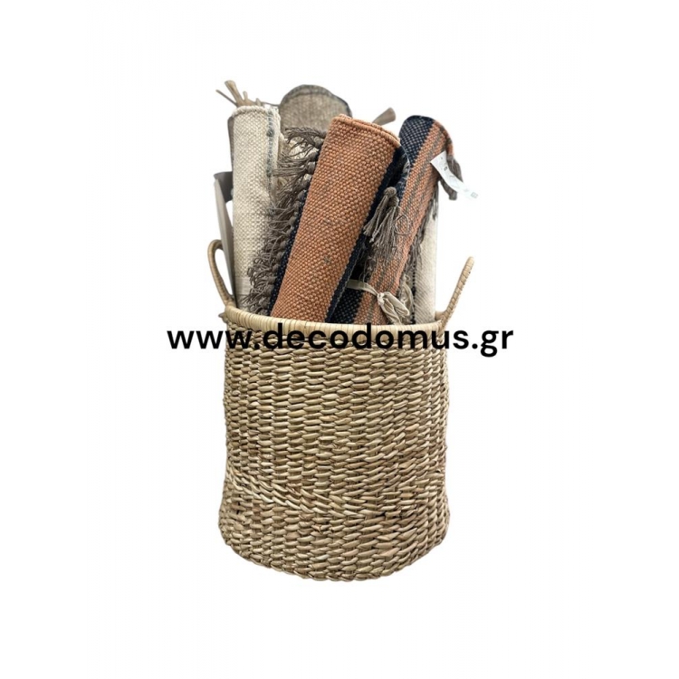 ΨΑΘΙΝΟ ΚΑΛΑΘΙ ΜΕ ΧΕΡΟΥΛΙΑ GONE ARTY Ψάθα Φ0.37*Υ0.47