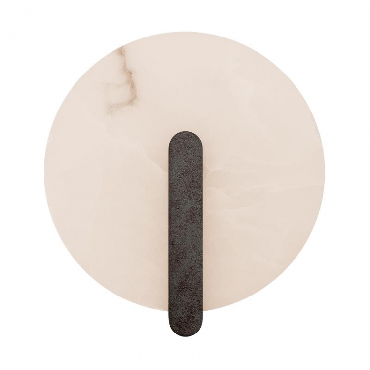 ΑΠΛΙΚΑ ΤΟΙΧΟΥ LED 5W ΑΛΑΒΑΣΤΡΟΣ-ΕΦΕ ΣΚΟΥΡΙΑΣ Μέταλλο Μ0.25Π0.105Υ0.275