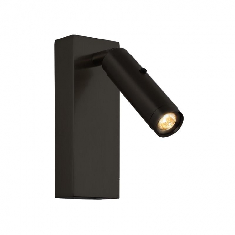 ΦΩΤΙΣΤΙΚΟ ΕΠΙΤΟΙΧΙΟ ΑΝΑΓΝΩΣΗΣ 3W 3000K ΜΑΥΡΟ Αλουμίνιο Μ0.15Π0.055Υ0.07