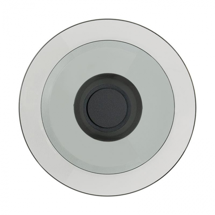 ΑΠΛΙΚΑ ΤΟΙΧΟΥ  LED 10W ΜΑΥΡΟ-ΚΑΠΝΙΣΜΕΝΟ ΓΚΡΙ ΓΥΑΛΙ Γυαλί Μ0.30Π0.148Υ0.30