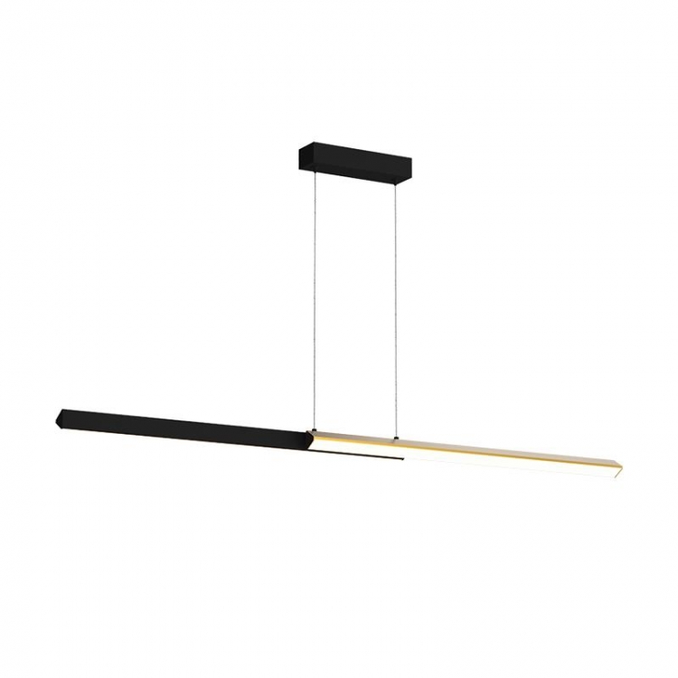 ΚΡΕΜΑΣΤΟ ΓΡΑΜΜΙΚΟ ΦΩΤΙΣΤΙΚΟ 44W 3000K ΜΑΥΡΟ-ΟΡΕΙΧΑΛΚΟΣ Αλουμίνιο 1.20*Υ2.00