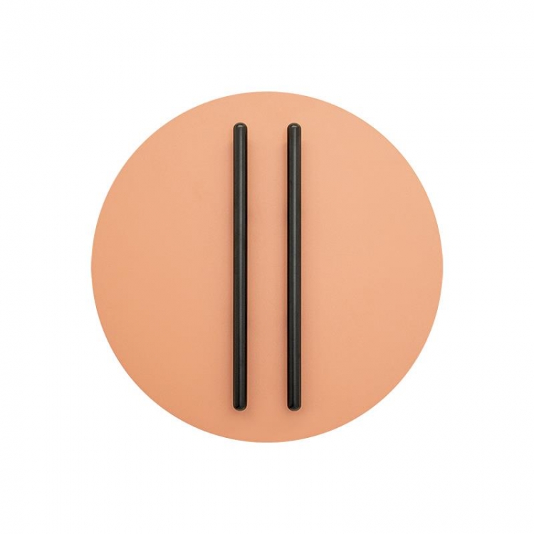 ΑΠΛΙΚΑ ΤΟΙΧΟΥ 13W 3000K ΜΑΥΡΕΣ ΡΑΒΔΟΙ-ΚΕΡΑΜΙΔΙ ΒΑΣΗ Μέταλλο Μ0.40Π0.072Υ0.40