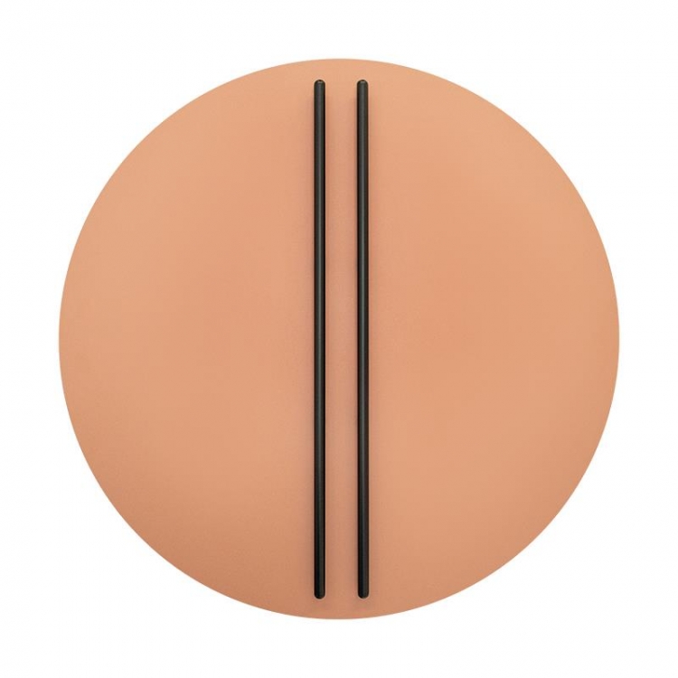 ΑΠΛΙΚΑ ΤΟΙΧΟΥ 30W 3000K ΜΑΥΡΕΣ ΡΑΒΔΟΙ-ΚΕΡΑΜΙΔΙ ΒΑΣΗ Μέταλλο Μ0.80Π0.072Υ0.80