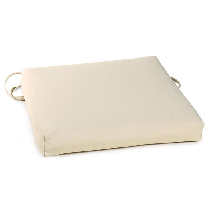 Εκρού Μαξιλάρι Καθίσματος 43(L) x 49(W) x 6cm Υφασμα Μ0.43Π0.49Υ0.06