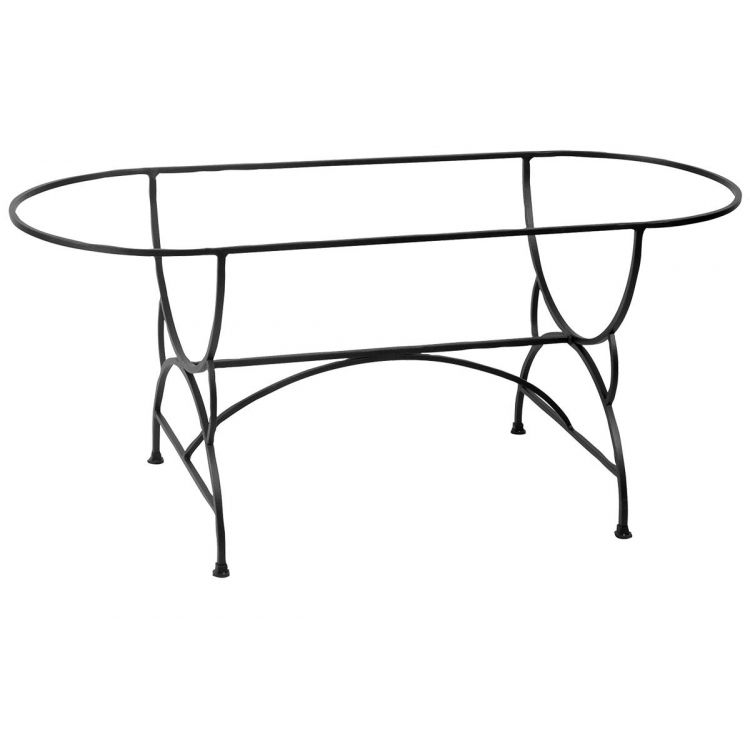 Γαλβανισμένη Οβάλ Βάση Τραπεζιού Φερ Φορζέ 160 x 80 x 73(h)cm Σίδερο M1.60Π0.80Y0.73