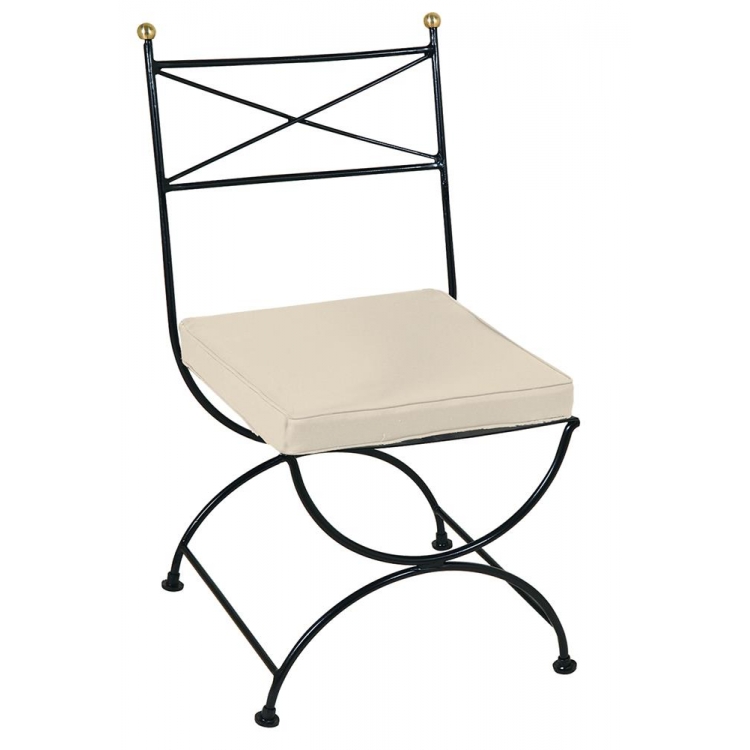 Γαλβανισμένη Μεταλλική Πολυθρόνα Μασίφ Χιαστή  50 x 58 x 89(h)cm Σίδερο Μ0.50Π0.58Υ0.89