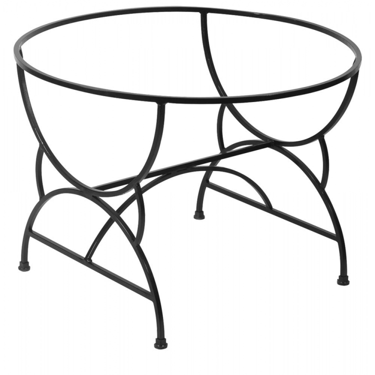 Γαλβανισμένη Στρογγυλή Βάση Τραπεζιού Φερ Φορζέ 120 x 73(h)cm Σίδερο Φ1.20*Υ0.73