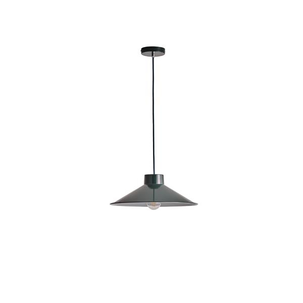 ΦΩΤΙΣΤΙΚΟ ΚΡΕΜΑΣΤΟ ΜΟΝΟΦΩΤΟ 1XΕ27 MAX 15W 360X1150mm ΓΥΑΛΙΣΤΕΡΟ ΣΚΟΥΡΟ ΠΡΑΣΙΝΟ ARTE ILLUMINA NELI Μέταλλο Φ0.36*Υ1.15