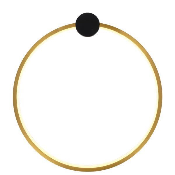 ΑΠΛΙΚΑ ΤΟΙΧΟΥ ΑΛΟΥΜΙΝΙΟΥ LED 40W 3120Lm 3000K 1300X1385mm ΜΑΥΡΟ-ΜΠΡΟΝΖΕ ARTE ILLUMINA AERO Αλουμίνιο Μ1.30Π0.065Υ1.385