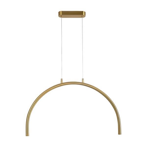 ΦΩΤΙΣΤΙΚΟ ΚΡΕΜΑΣΤΟ AΛΟΥΜΙΝΙΟ-METAΛΛΟ 5W 448Lm 3000K 600x20x330mm ΜΠΡΟΝΖΕ ARTE ILLUMINA APSIS Μέταλλο Μ0.60Π0.02Υ1.50