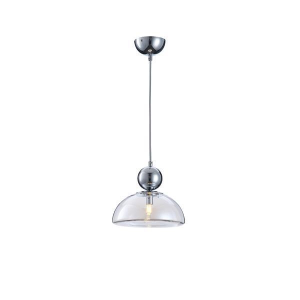 ΦΩΤΙΣΤΙΚΟ ΚΡΕΜΑΣΤΟ ΓΥΑΛΙ ΜΟΝΟΦΩΤΟ G9 MAX 7W 230x1260mm ΑΣΗΜΙ ARTE ILLUMINA CLEAR Μέταλλο Φ0.23*Υ1.26