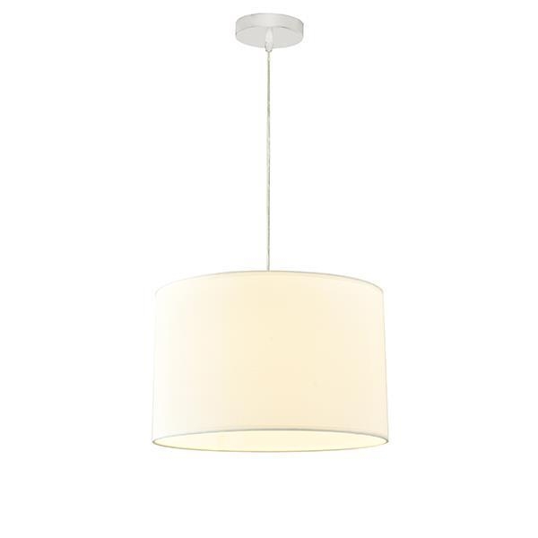 ΦΩΤΙΣΤΙΚΟ ΚΡΕΜΑΣΤΟ ΥΦΑΣΜΑ 1XΕ27 Max 15W Φ380ΧH240mm ΛΕΥΚΟ ARTE ILLUMINA SOHO Μέταλλο Φ0.38*Υ0.24