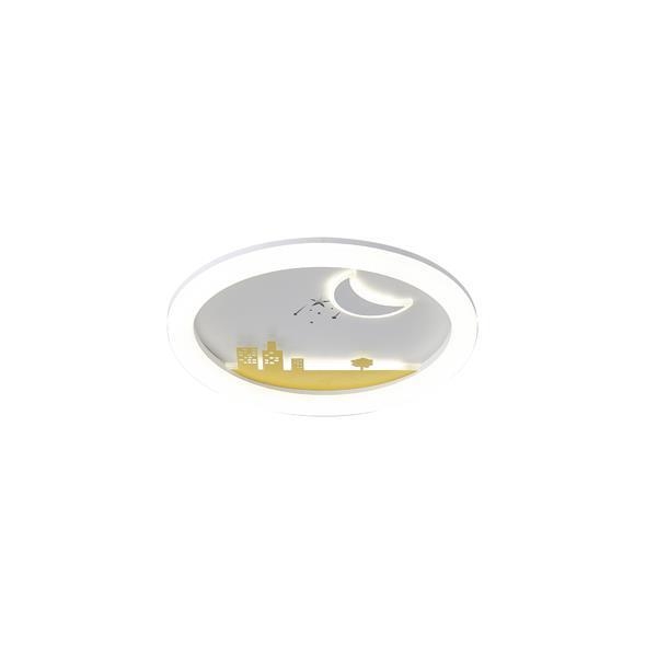 ΠΛΑΦΟΝΙΕΡΑ  LED 60W 5940Lm 3CCT(3000-4000-6000K) Φ50 480x65mm ΛΕΥΚΟ-ΚΙΤΡΙΝΟ ARTE ILLUMINA ALEGRE Μέταλλο Φ0.48*Υ0.065