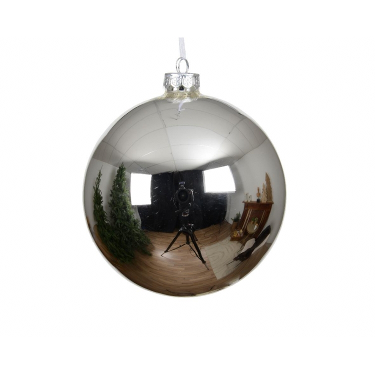 ΜΕΓΑΛΗ ΓΥΑΛΙΝΗ ΜΠΑΛΑ ΓΥΑΛΙΣΤΕΡΗ ΔΙΑΜΕΤΡΟΥ 15 ΕΚ. ΑΣΗΜΙ KAEMINGK Γυαλί Φ0.15