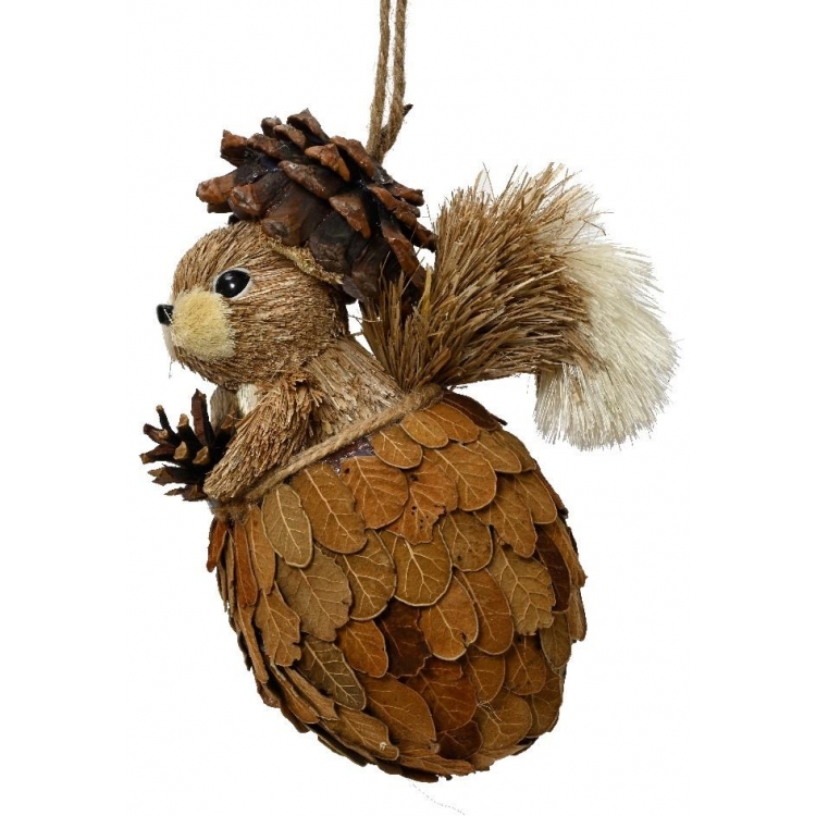 KΡEMAΣTOΣ ΣΚΙΟΥΡΟΣ ΑΠΟ ΓΙΟΥΤΑ ΜΕ ΚΟΥΚΟΥΝΑΡΙΑ ΣΕ ΦΩΛΙΑ ΑΠΟ ΦΥΛΛΑ KAEMINGK Συνθετικό Μ0.10Π0.16Υ0.215