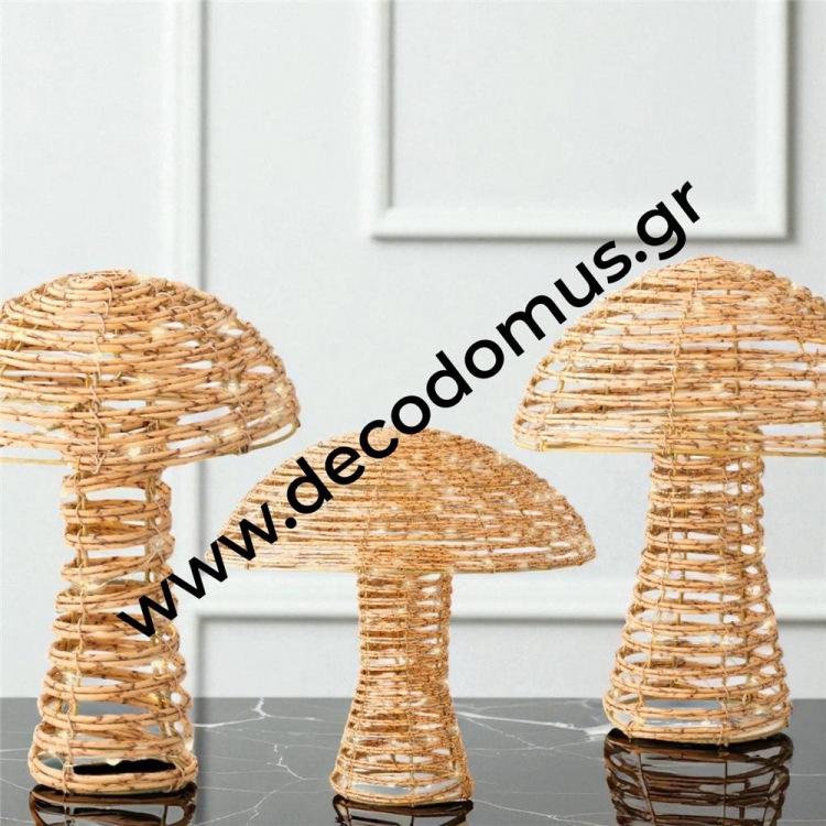 LUMINEO MICRO LED TPIA ΨΑΘΙΝA ΜΑΝΙΤΑΡΙA ΜΕ ΧΡΟΝΟΔΙΑΚΟΠΤΗ  ΕΣΩΤΕΡΙΚΟΥ & ΕΞΩΤΕΡΙΚΟΥ ΧΩΡΟΥ Ψάθα Μ0.50Π0.50Υ0.45