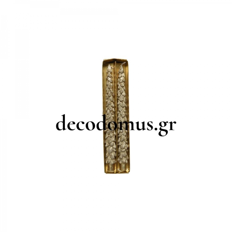 ΚΕΡΙ ΔΕΠΝΟΥ ΠΑΡΑΦΙΝΗΣ ΜΕΤΑΛΛΙΚΟ ΧΡΥΣΟ ΣΕ ΣΧΗΜΑ ΔΕΝΤΡΟΥ Κερί Φ0.035*Υ0.25