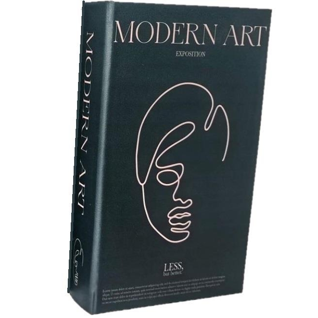 ΚΟΥΤΙ-ΒΙΒΛΙΟ ΞΥΛΙΝΟ ΜΠΛΕ SMALL 24Χ14 Δερματίνη Μ0.24Π0.14Υ0.045