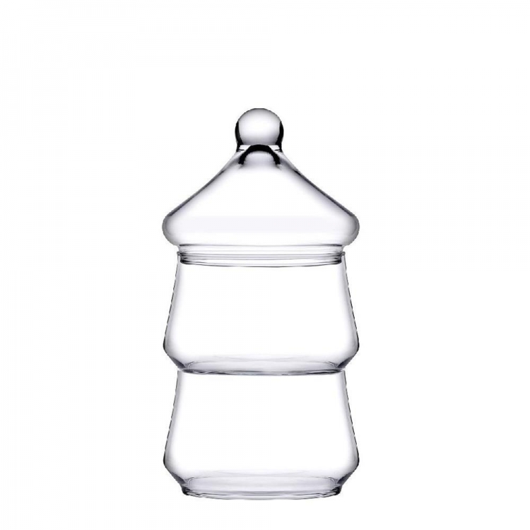 ΜΠΙΣΚΟΤΙΕΡΑ VILLA PATISSERIE DOULE DOME 2x870CC Γυαλί Φ0.115*Υ0.261