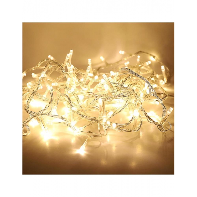 ΛΑΜΠΑΚΙΑ 200 LED ΜΕ ΔΙΑΦΑΝΟ ΚΑΛΩΔΙΟ 10Μ Συνθετικό 10Μ