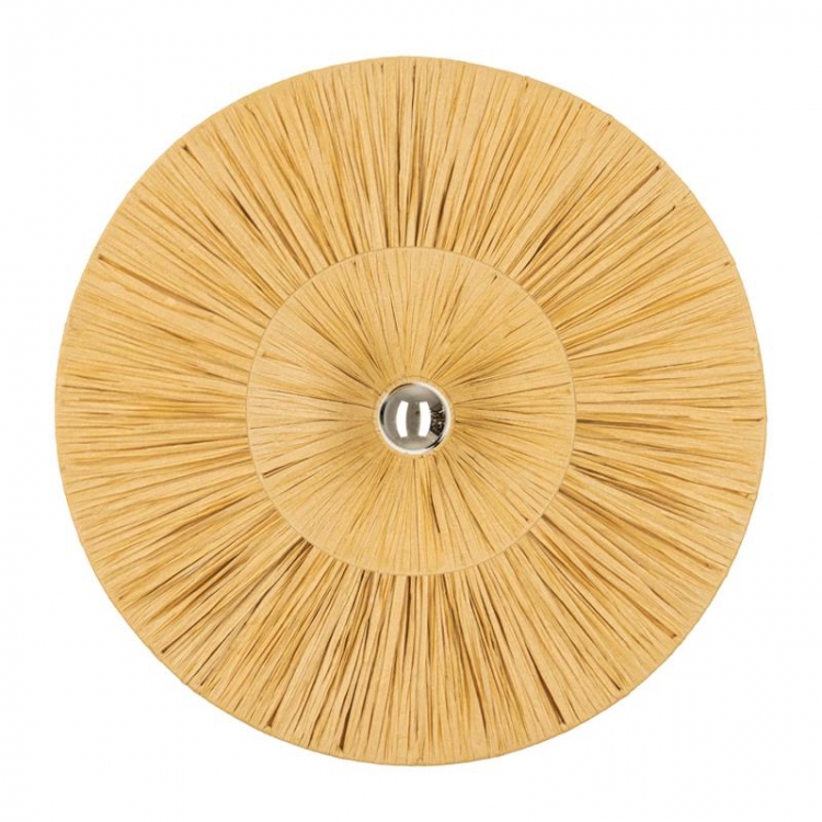 ΑΠΛΙΚΑ ΤΟΙΧΟΥ 1xE27 MAX 20W ΜΕΤΑΛΛΟ - ΦΥΣΙΚΟ ΡΑΤΑΝ Μέταλλο Φ0.50