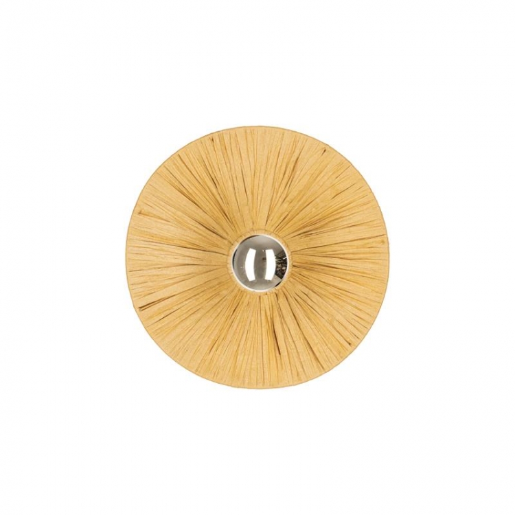 ΑΠΛΙΚΑ ΤΟΙΧΟΥ 1xE27 MAX 20W ΜΕΤΑΛΛΟ - ΦΥΣΙΚΟ ΡΑΤΑΝ Μέταλλο Φ0.25