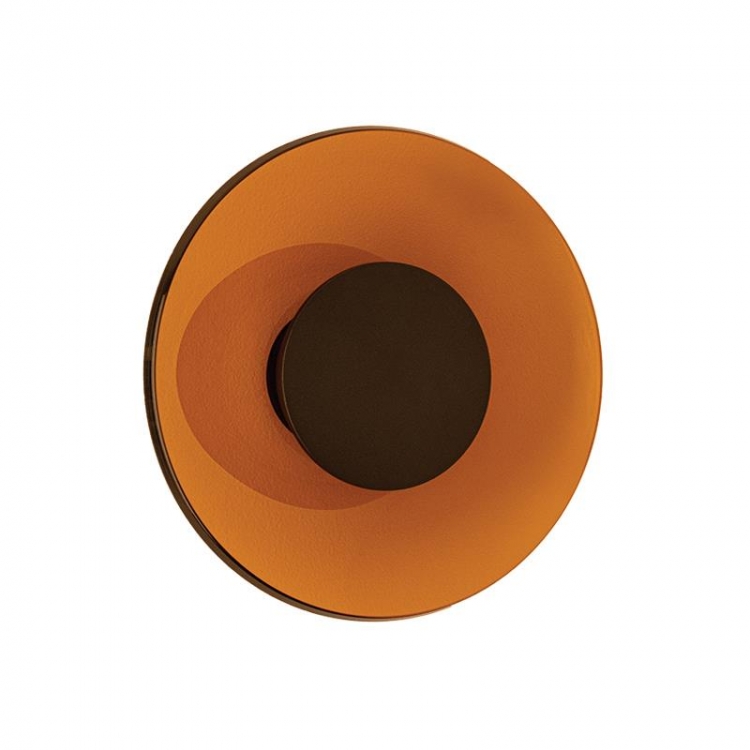 ΑΠΛΙΚΑ LED 18W 2700K-3000K TRIAC ΜΑΥΡΟ ΜΑΤ - ΚΑΣΤΑΝΟΞΑΝΘΟ ΓΥΑΛΙ Γυαλί Φ0.32*Μ0.08