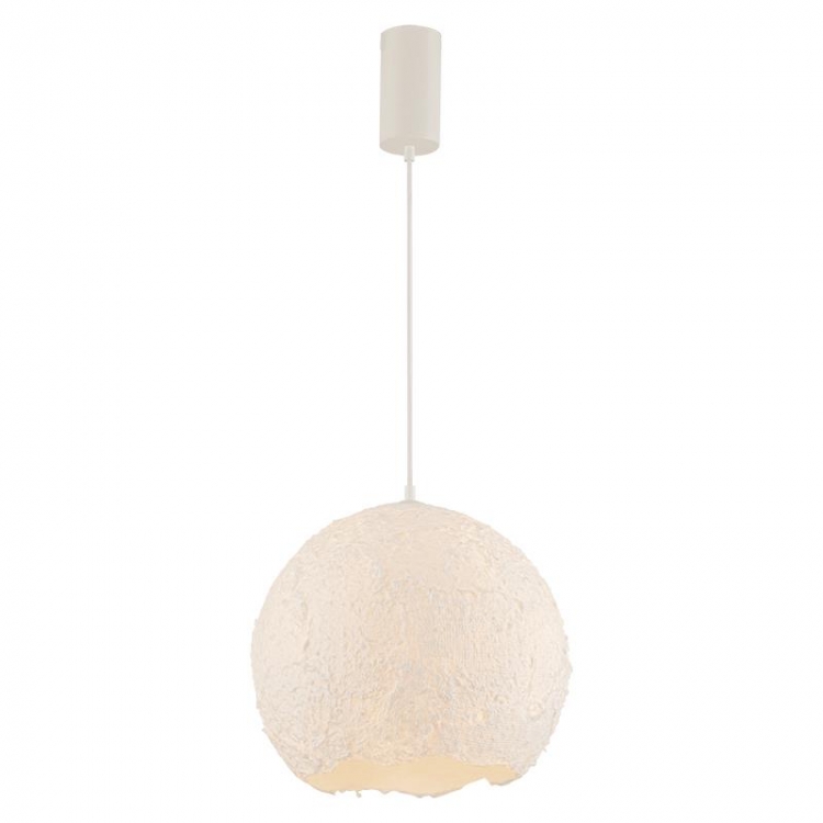 ΚΡΕΜΑΣΤΟ ΦΩΤΙΣΤΙΚΟ Φ40 1*E27 ΜΕΤΑΛΛΟ-ΧΑΡΤΟΠΟΛΤΟΣ-ΣΥΝΘΕΤΙΚΟ ΛΕΥΚΟ Μέταλλο Φ0.40*Υ0.38