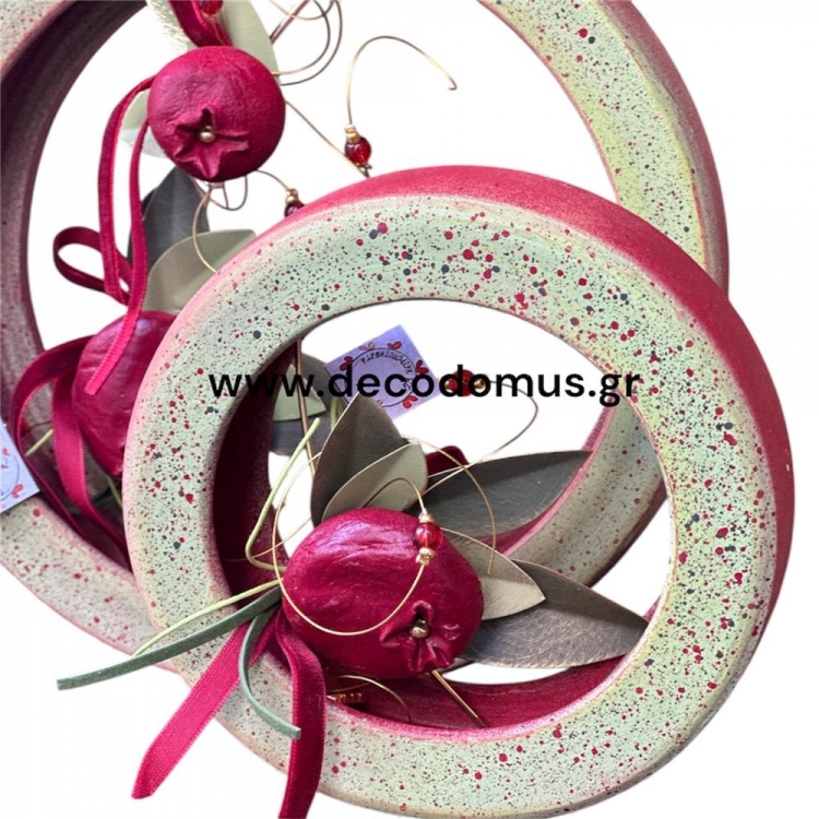 ΚΕΡΑΜΙΚΟΣ ΚΥΚΛΟΣ ΜΕ ΡΟΔΙΑ ΜΙΚΡΟΣ Μέταλλο Φ0.12*Π0.035