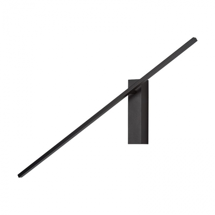 ΑΠΛΙΚΑ ΤΟΙΧΟΥ LED 14W 3000K ΜΑΥΡΟ ΜΕ ΠΕΡΙΣΤΡΕΦΟΜΕΝΟ ΒΡΑΧΙΟΝΑ Μέταλλο Μ0.08Π0.020Υ1.00