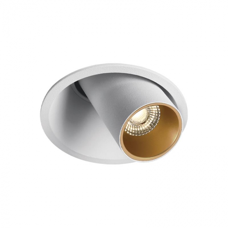 ΧΩΝΕΥΤΟ LED ΣΠΟΤ 9W 2700K-4000K ΣΑΓΡΕ ΛΕΥΚΟ-ΧΡΥΣΟ ΔΑΧΤΥΛΙΔΙ Αλουμίνιο Φ0.09*Υ0.089