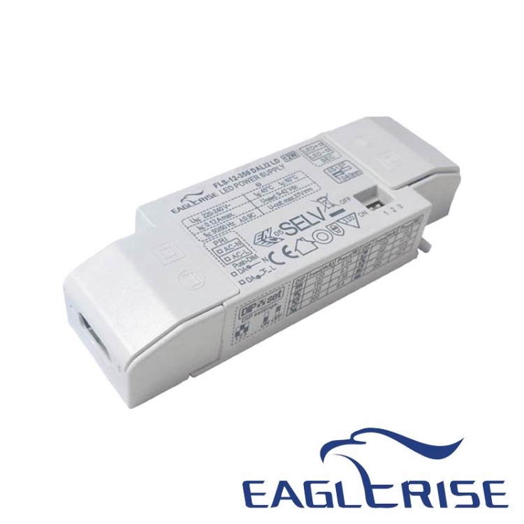 DRIVER DALI -PUSH BUTTON 12W 120-350mA 9-42V EAGLERISE Συνθετικό