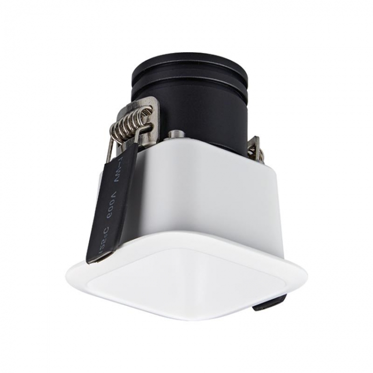 ΧΩΝΕΥΤΟ ΤΕΤΡΑΓΩΝΟ ΣΠΟΤ LED 7W 3000K IP54 ΣΑΓΡΕ ΛΕΥΚΟ Αλουμίνιο Μ0.06Π0.06Υ0.069