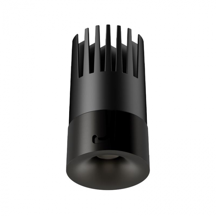 DOWNLIGHT LED ΣΠΟΤ, 12W 3000K ΣΑΓΡΕ ΜΑΥΡΟ Αλουμίνιο Φ0.044*Υ0.08