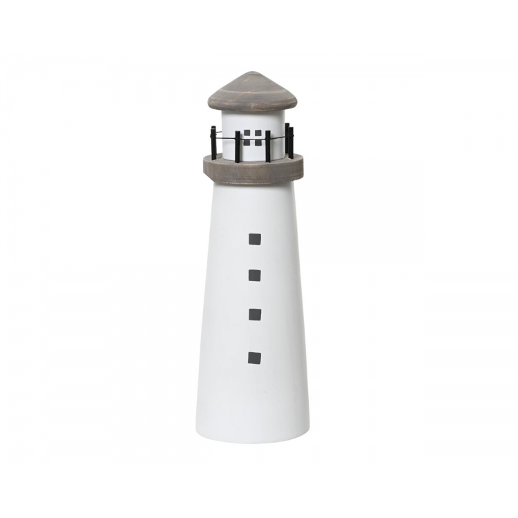 ΔΙΑΚΟΣΜΗΤΙΚΟΣ ΦΑΡΟΣ ΑΠΟ ΞΥΛΟ ΠΕΥΚΟΥ DECORIS Ξύλο Φ0.095*Υ0.30