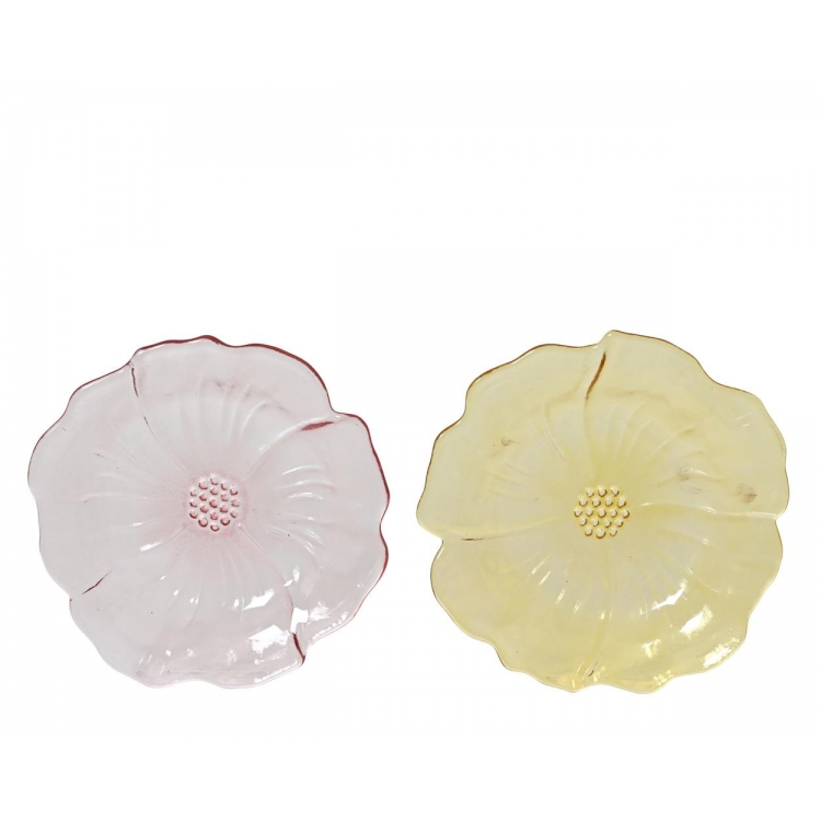 ΓΥΑΛΙΝΟ ΠΙΑΤΟ ΠΡΩΙΝΟΥ ΣΕ 2 ΧΡΩΜΑΤΑ KAEMINGK Γυαλί Φ0.17*Υ0.02