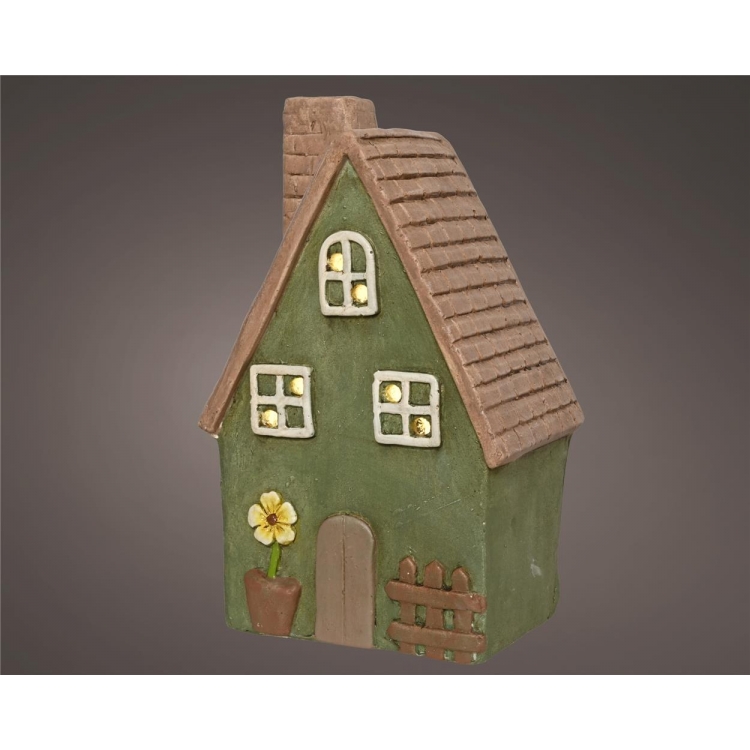 ΣΠΙΤΑΚΙ MICRO LED ΜΑΓΝΗΣΙΟΥ ΜΕ ΜΠΑΤΑΡΙΕΣ ΚΑΙ ΧΡΟΝΟΔΙΑΚΟΠΤΗ LUMINEO Μέταλλο Μ0.212Π0.152Υ0.335