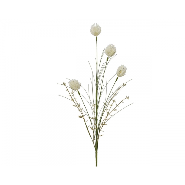 ΚΛΑΔΙ ΜΕ ΛΕΥΚΟ ΛΟΥΛΟΥΔΙ ΣΕ ΣΧΗΜΑ ΜΠΑΛΑΣ EVERLANDS Συνθετικό Μ0.70Π0.10Υ0.03