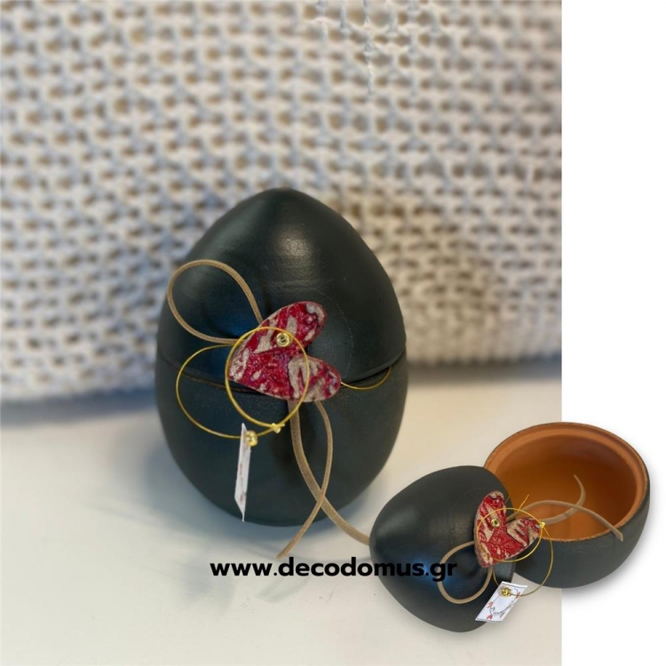 ΚΕΡΑΜΙΚΟ ΑΝΟΙΓΟΜΕΝΟ ΑΥΓΟ ΜΕ ΚΕΡΑΜΙΚΕΣ ΚΑΡΔΙΕΣ  SMALL Κεραμικό Φ0.08*Υ0.10