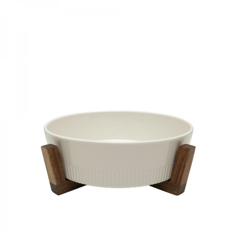 ΣΑΛΑΤΙΕΡΑ/ΠΥΡΙΜΑΧΟ ΠΟΡΣΕΛ.ΜΕ ΒΑΣΗ ΑΚΑΚΙΑΣ Φ28ΕΚ Πορσελάνη Φ0.28*Υ0.08