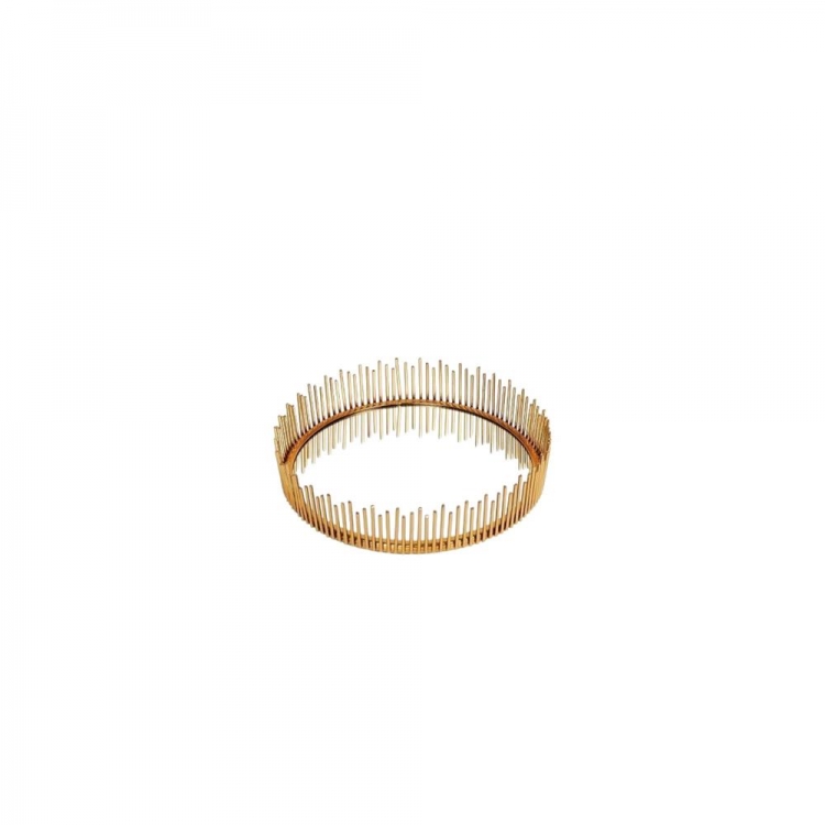 ΔΙΣΚΟΣ ΜΕ ΚΑΘΡΕΦΤΗ ΧΡΥΣΟΣ ``ΑΚΤΙΝΕΣ`` SMALL Μέταλλο Φ0.25*Υ0.05