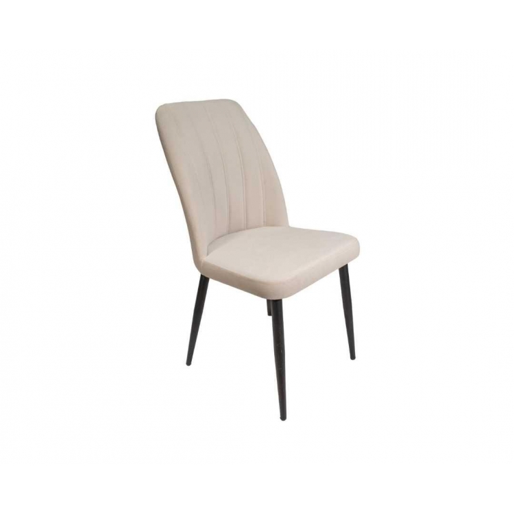 Καρέκλα τραπεζαρίας Varel Μπεζ Anka 04 48x58x90 Μέταλλο Μ0.48Π0.58Υ0.90