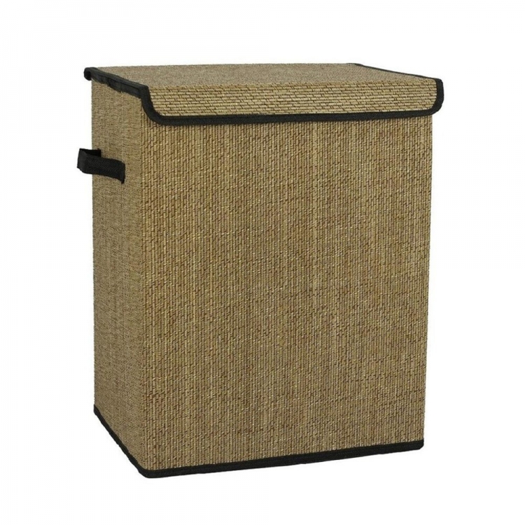 ΚΑΛΑΘΙ ΑΠΛΥΤΩΝ BAMBOO ΜΕ ΚΑΠΑΚΙ 50Χ30Χ50ΕΚ Bamboo Μ0.50Π0.30Υ0.50