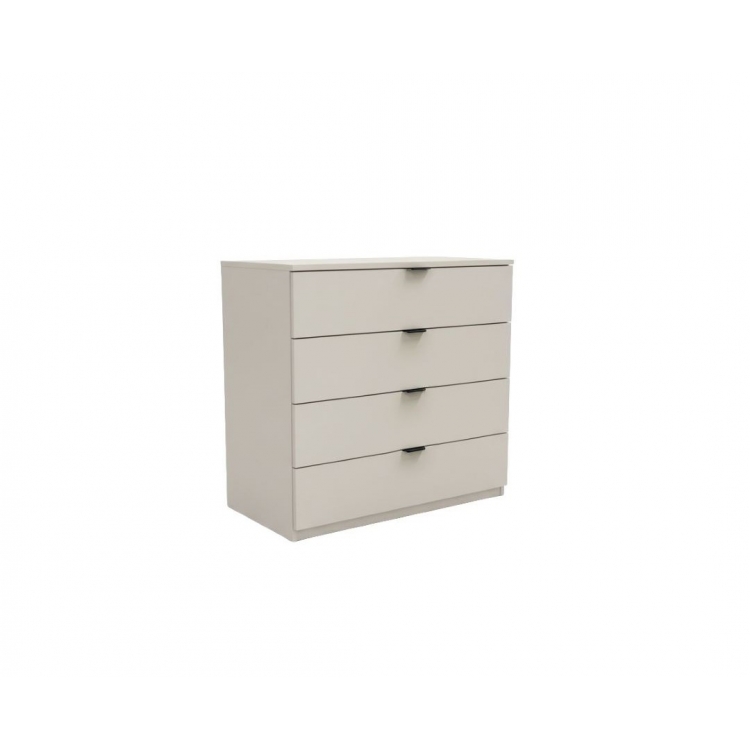 Συρταριέρα SILK 4F κασμίρ 90x48x87 Μελαμίνη Μ0.90Π0.48Υ0.87