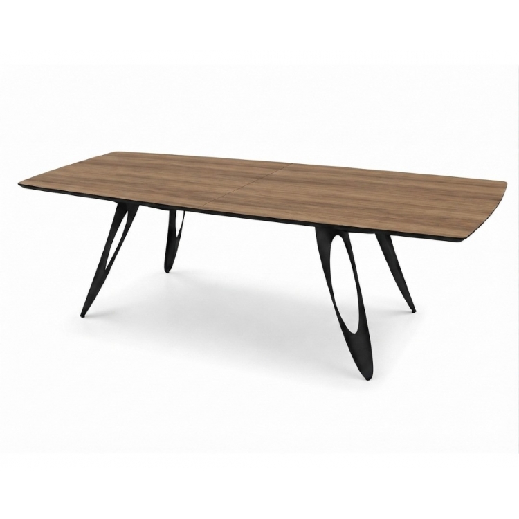 Επεκτεινόμενο τραπέζι δείπνου MERKUR HAZAR 190+60*103*76 Μέταλλο M1.90/2.50Π1.03Υ0.76