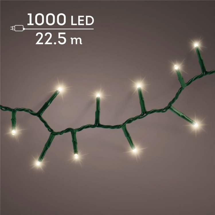 LUMINEO 1000 ΛΑΜΠΑΚΙΑ LED ΜΕ ΠΡΑΣΙΝΟ ΚΑΛΩΔΙΟ & 8 ΠΡΟΓΡΑΜΜΑΤΑ ΦΩΤΙΣΜΟΥ ΕΣΩΤΕΡΙΚΟΥ & ΕΞΩΤΕΡΙΚΟΥ ΧΩΡΟΥ Συνθετικό Μ22.50