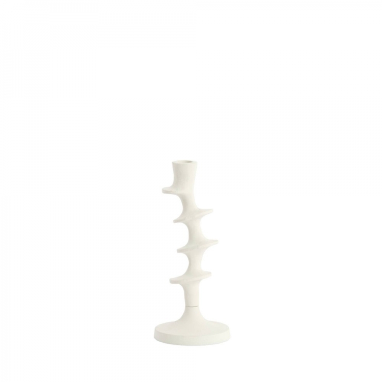 Κηροπήγιο  Φ10x25 cm ZIREYA κρεμ Light & Living Μέταλλο Φ0.10*Υ0.25