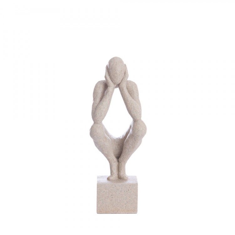 Διακοσμητικό γλυπτό 15x13x40,5 εκ. LIVNO taupe Light & Living Συνθετικό Μ0.15Π0.13Υ0.405