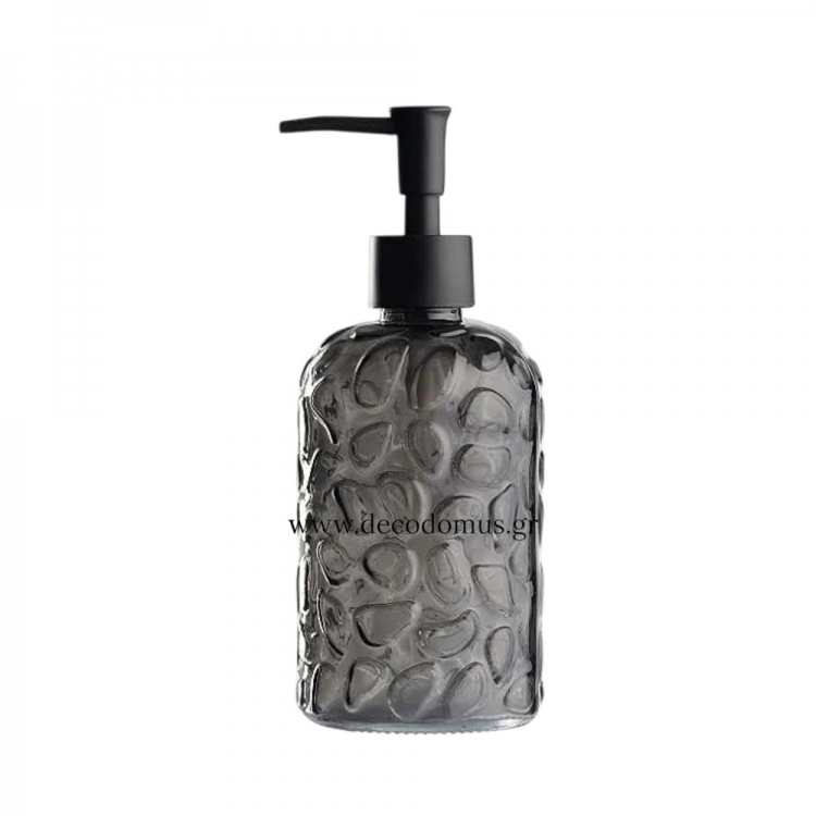 DAY DISPENSER ΓΥΑΛΙΝΟ 3 ΧΡΩΜΑΤΑ ASS. 400 ML (4XLIGHT GREY/4XDARK GREY/4XBLACK) Γυαλί Υψος:19Μήκος:7,8Πλάτος:7,8