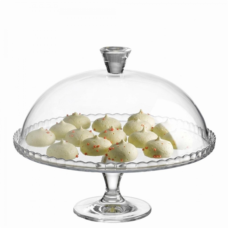 PATISSERIE ΤΟΥΡΤΙΕΡΑ ΜΕ ΚΑΠ&ΠΟΔΙ ΔΙΑΦΑΝΗ 32x26 PLT/30 GB1.OB2 (smA) Γυαλί Υψος:26Μήκος:32Πλάτος:32